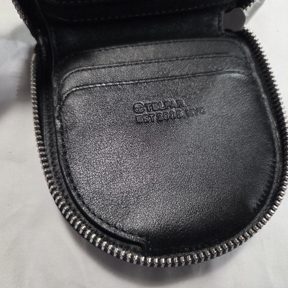 Telfar Black Leather Cap and Wallet Set - Picture 7 of 10